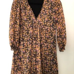 H&M mini floral dress